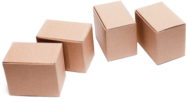 photo of four boxes lined up