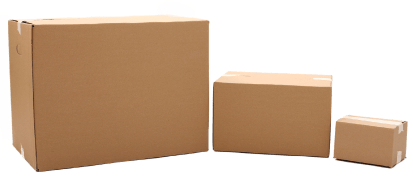 image of three different size boxes